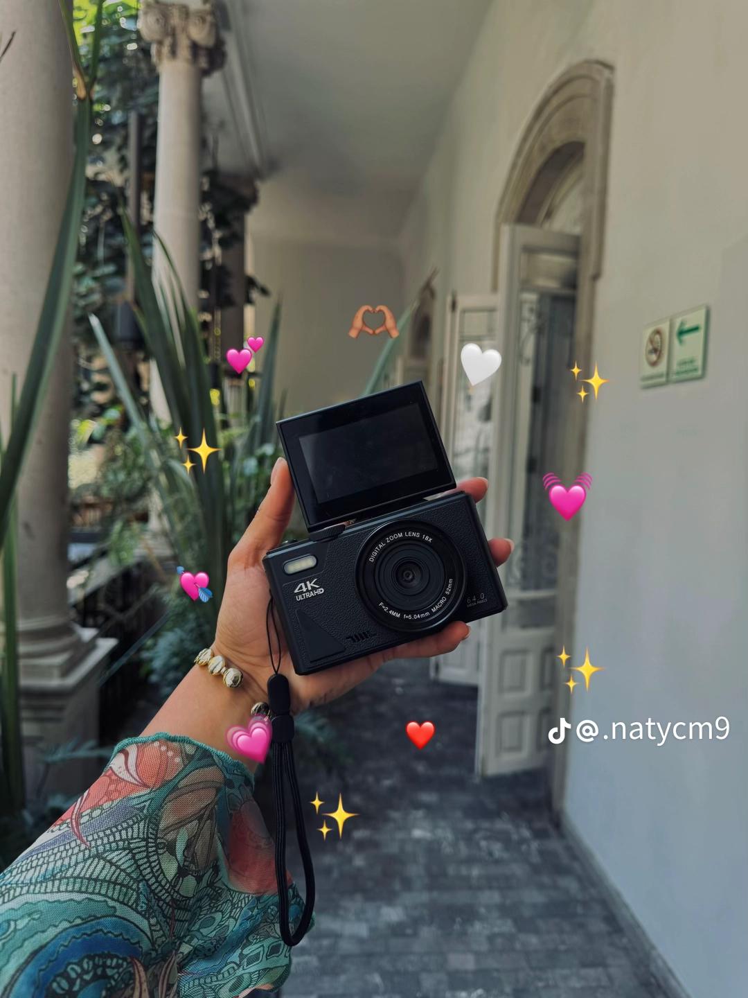 4K Digital Camera for Photography, 64MP Vlogging Camera for Youtube with 3" 180° Flip Screen, 16X Zoom Photo Camera and Shoot Camara with 32GB Micro SD Card for Teens Ages 8-18 Beginner